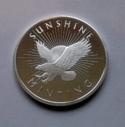 Sunshine Minting 1/2 Troy oz .999 Fine Silver Eagle Round
