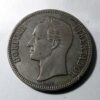 1935 Venezuela 5 Bolivares Silver Coin