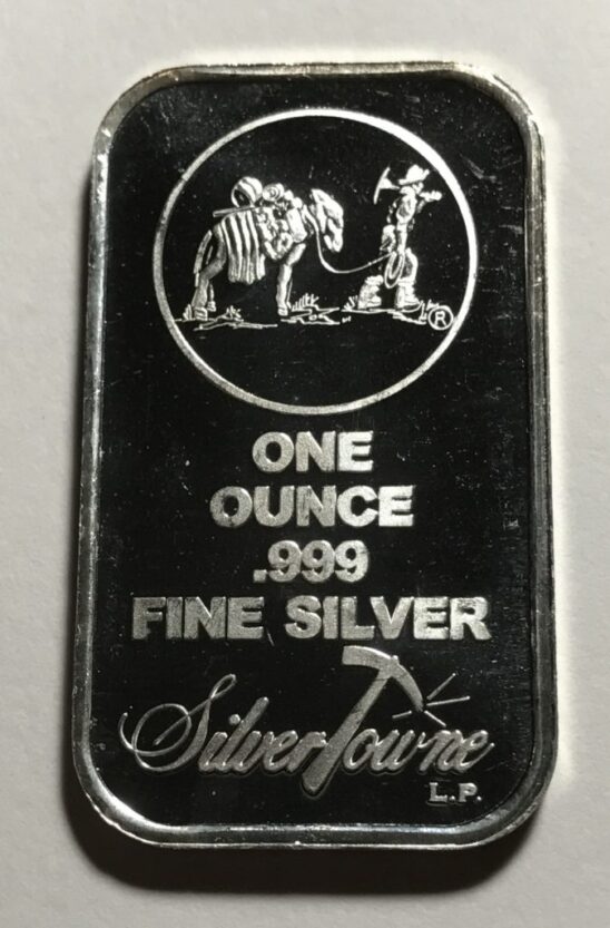 SilverTowne Silver Bar 1oz .999 Prospector