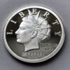 2008 1/5 OZ $10 Liberty NORFED Plain Back Silver Round