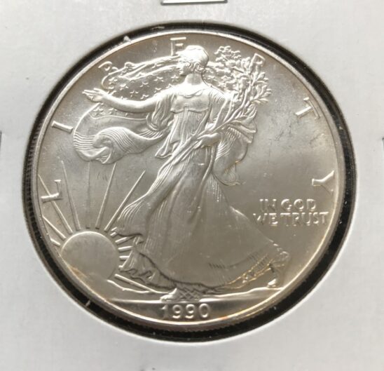 1990 American Silver Eagle 1 oz