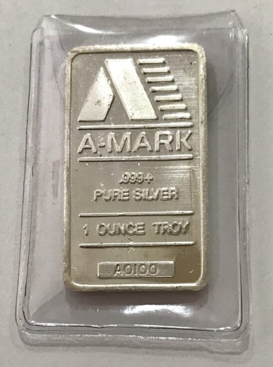 A-Mark Vintage 1 oz. .999 Silver Bar - Collectible Investors