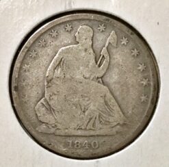 1840 O Seated Liberty Half Dollar 50c