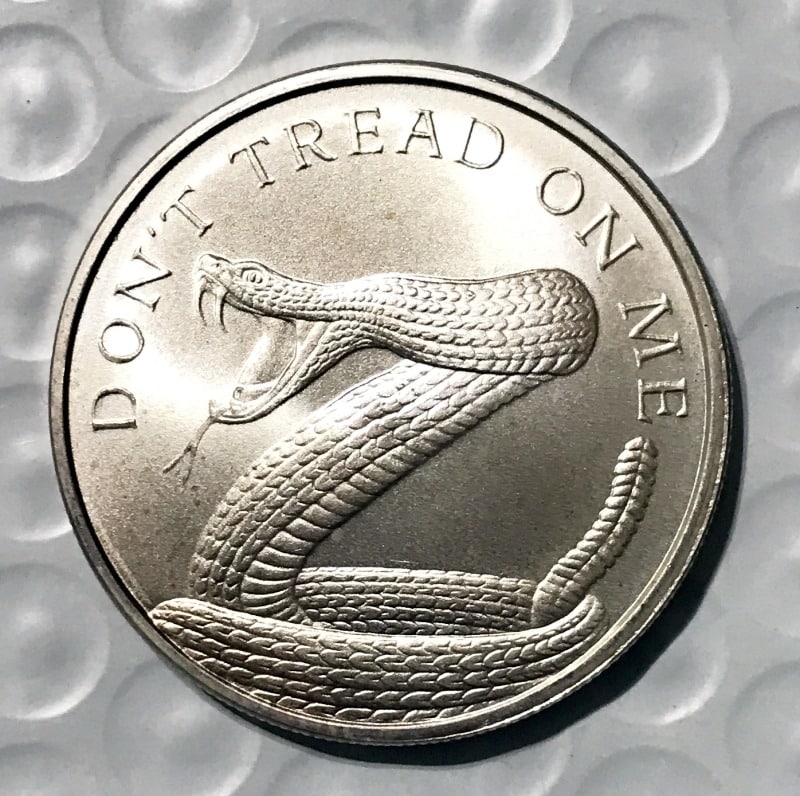 Don't Tread on Me 1 oz Silver Round (New) - Hero Bullion